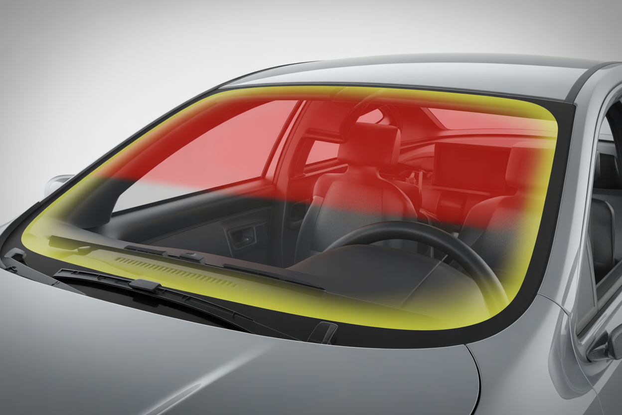 Un schéma simple montrant les différentes zones d