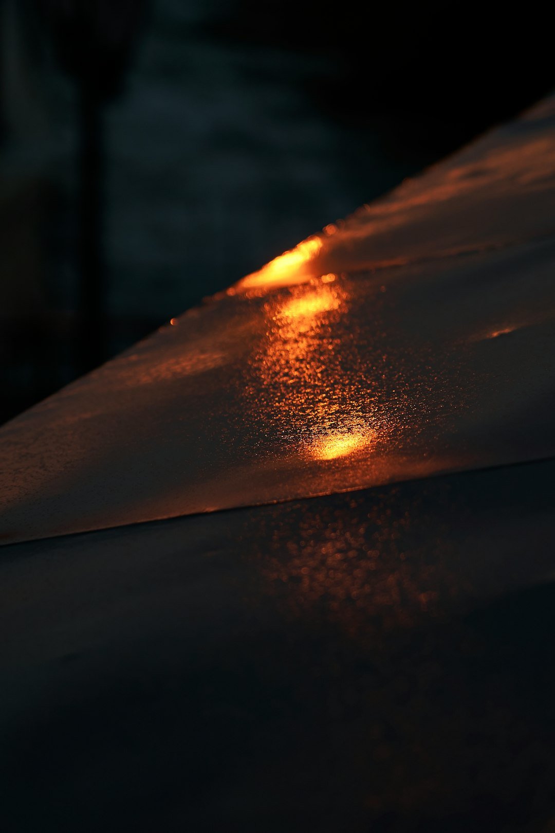 Gros plan sur la carrosserie d