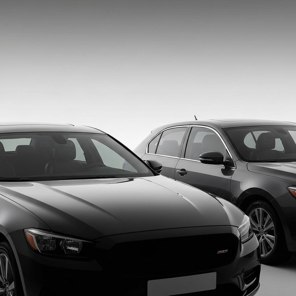 Comparison showing light transmission percentages 70% vs 20% vs 5%