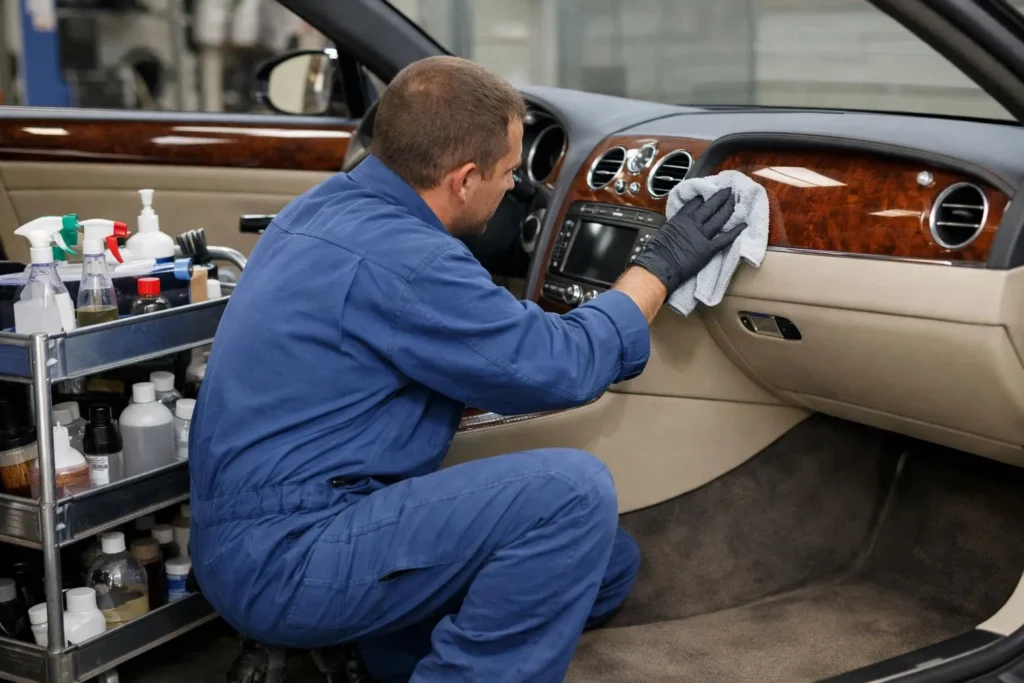 Produits entretien intérieur voiture professionnel - Nettoyage voiture de luxe